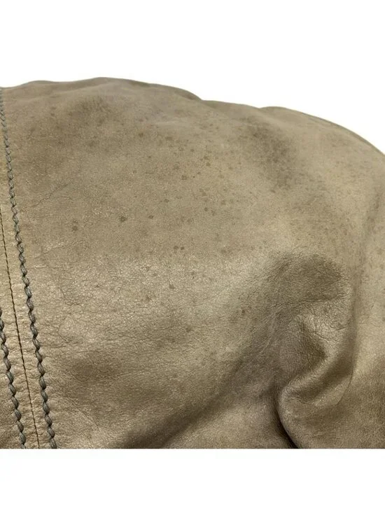 Miu Miu Tote Gray Beige Leather - Picture 14 of 15